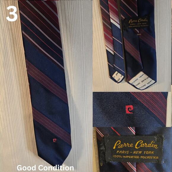 Vintage Neck Tie Bundle (Set of 5 - 1 NWT, 4 Good Condition) [TSET3] - Picture 4 of 7